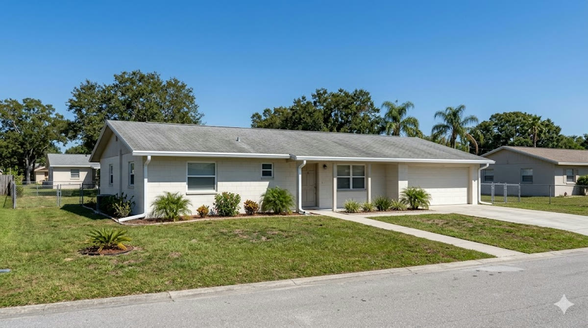A brand-new seamless system on a classic Deltona-era block home